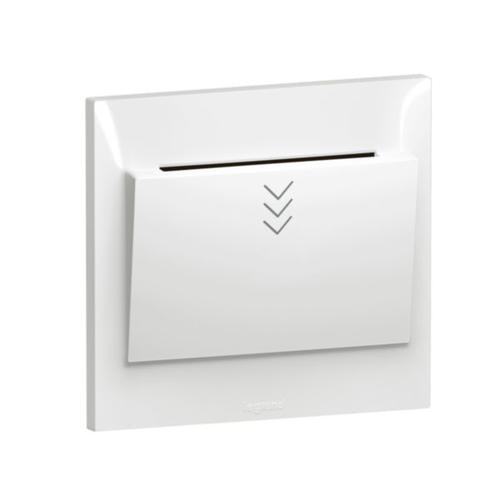 BELANKO S - 1 GANG KEY CARD SWITCH - WHITE