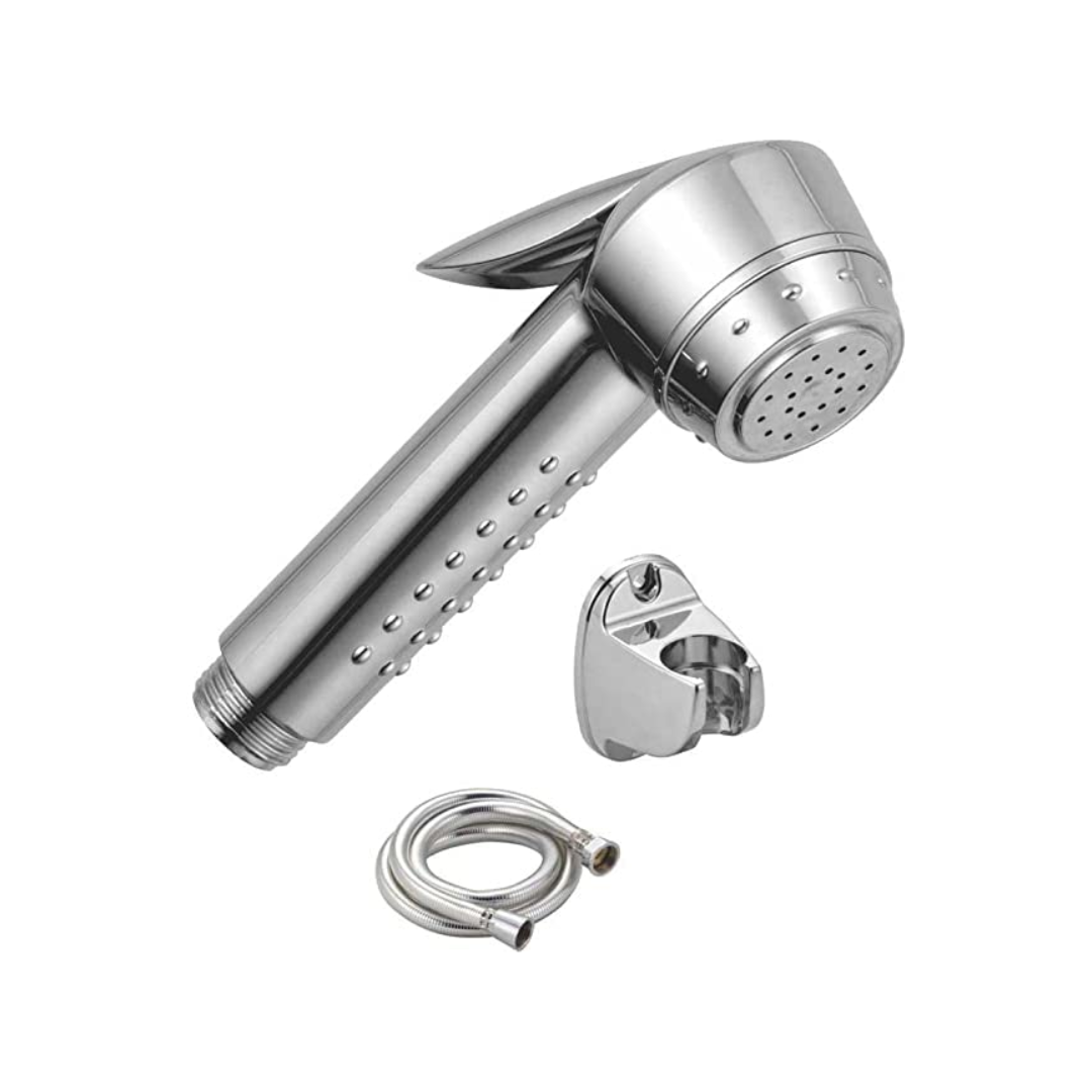 ALFA CLASSIC CHROME HEALTH FAUCET 15MM (1 METRE PVC TUBE & HOOK)