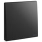 MALLIA SENSES - 1 GANG 2 WAY SWITCH 16AX - BRUSHED BLACK