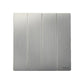 MALLIA SENSES - 4 GANG 1 WAY SWITCH 16AX - BRUSHED ALUMINIUM