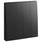 MALLIA SENSES - 4 GANG 1 WAY SWITCH 16AX - BRUSHED BLACK