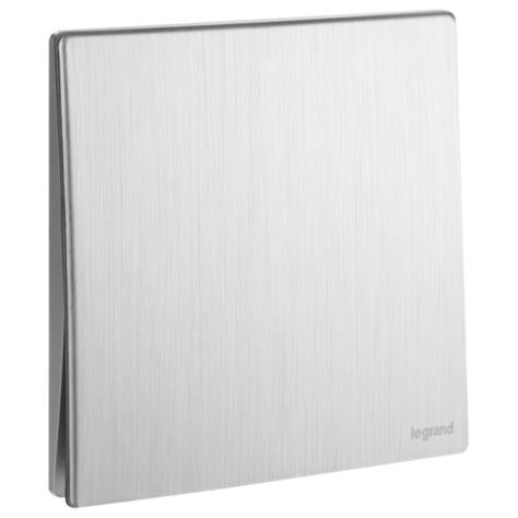 MALLIA SENSES - 1 GANG 1 WAY SINGLE POLE INTERMEDIATE SWITCH 20AX - BRUSHED ALUMINIUM