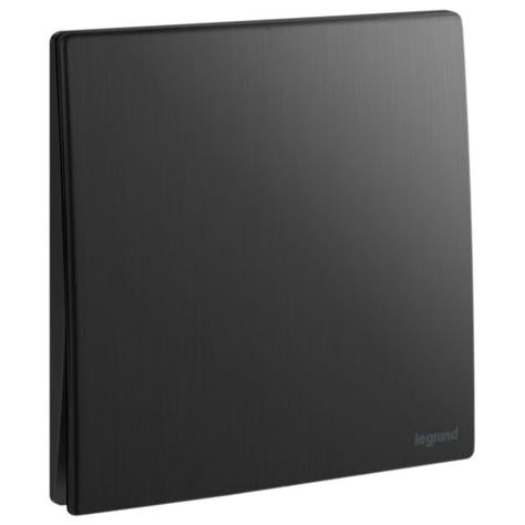 MALLIA SENSES - 1 GANG 1 WAY SINGLE POLE INTERMEDIATE SWITCH 20AX - BRUSHED BLACK