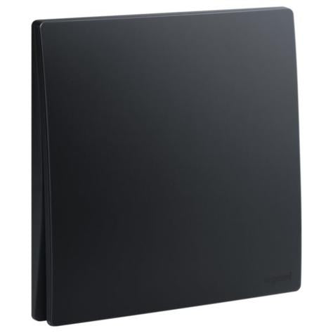 MALLIA SENSES - 1 GANG 1 WAY SINGLE POLE INTERMEDIATE SWITCH 20AX - MATT BLACK