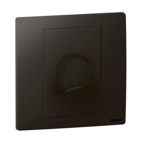 MALLIA SENSES - 1 GANG CABLE OUTLET - 20A - MATT BLACK