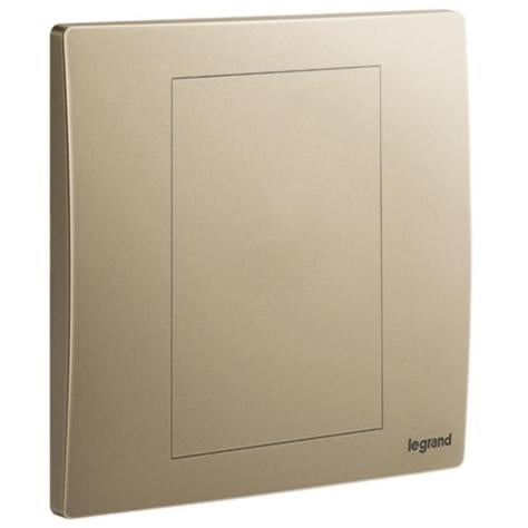 MALLIA SENSES - 1 GANG BLANKING PLATE - DARK BRONZE