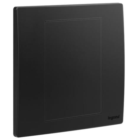MALLIA SENSES - 1 GANG BLANKING PLATE - MATT BLACK