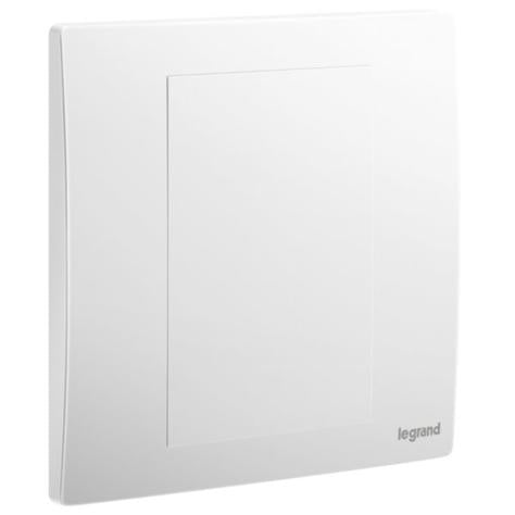 MALLIA SENSES - 1 GANG BLANKING PLATE - MATT WHITE