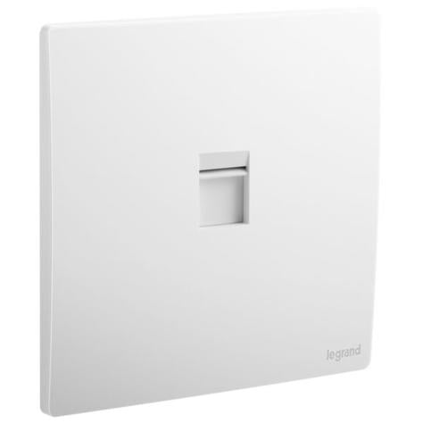 MALLIA SENSES - 1 GANG KEYSTONE ADAPTER - MATT WHITE