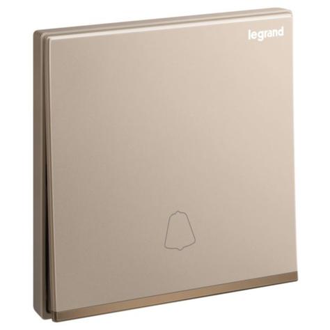 GALION - 1 GANG PUSH-BUTTON 16A WITH BELL MARKING - ROSE GOLD