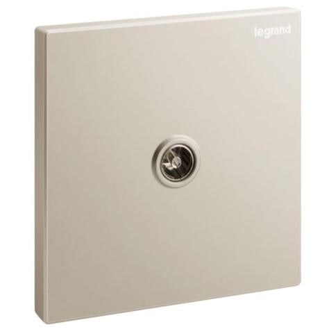 GALION - 1 GANG TV FEMALE TERMINAL SOCKET OUTLET - CHAMPAGNE