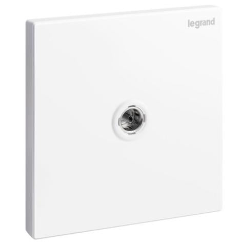 GALION - 1 GANG TV FEMALE TERMINAL SOCKET OUTLET - WHITE