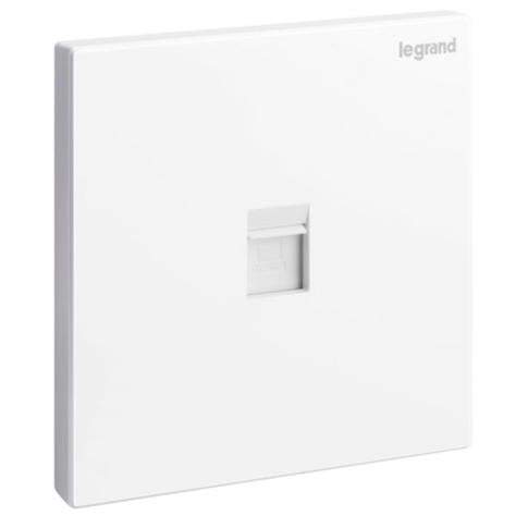 GALION - 1 GANG SINGLE RJ 45 CATEGORY 6 UTP SOCKET OUTLET - WHITE