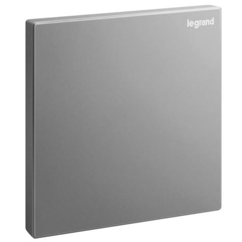 GALION - 1 GANG BLANKING PLATE - DARK SILVER