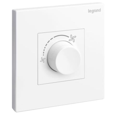 GALION - 1 GANG 400VA STEPLESS FAN CONTROLLER - 230 VOLTS -WHITE