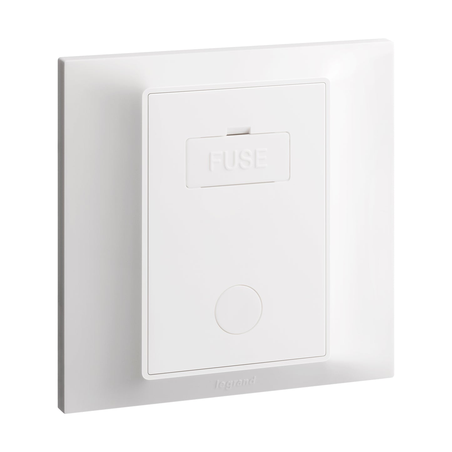 BELANKO S - UNSWITCHED FUSED CONNECTION UNIT + CORD OUTLET - WHITE