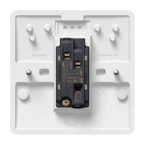 SYNERGY - SINGLE POLE SWITCH - 1 GANG - 2 WAY - 10 AX 250 V~ - WHITE
