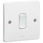 SYNERGY - SINGLE POLE SWITCH - 1 GANG - 2 WAY - 10 AX 250 V~ - WHITE