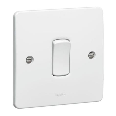 SYNERGY - SINGLE POLE PUSH SWITCH - 1 GANG - 2 WAY - 10 AX 250 V~ - WHITE
