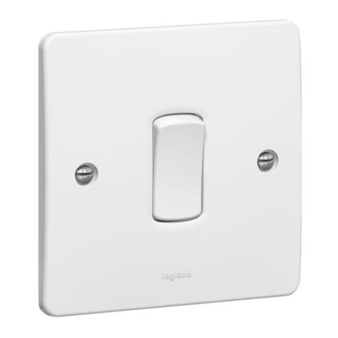 SYNERGY - SINGLE POLE SWITCH - 1 GANG - 1 WAY 20 AX 250 V~ - WHITE