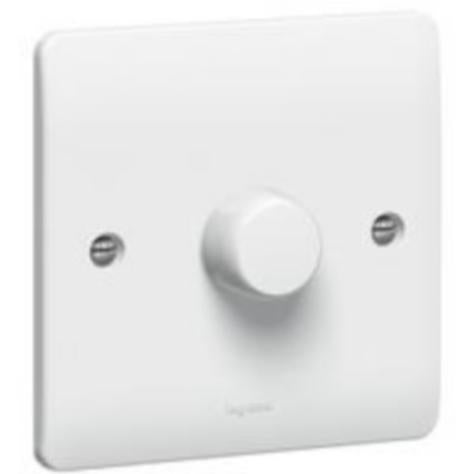 SYNERGY - ROTARY DIMMER - 1000 W- 100/240 V~ - 50/60 HZ - 1 GANG - WHITE
