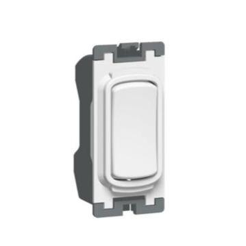 SYNERGY - SWITCH GRID MODULE - 2 WAY RETRACTIVE CENTRE OFF - 20AX - 250V~