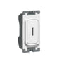 SYNERGY - KEY SWITCH GRID MODULE - 2 WAY RETRACTIVE CENTRE OFF - 20AX - 250V~