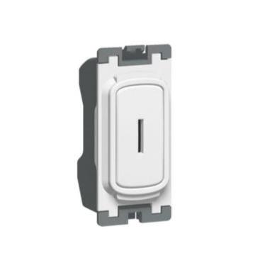 SYNERGY - KEY SWITCH GRID MODULE - 2 WAY RETRACTIVE CENTRE OFF - 20AX - 250V~
