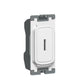 SYNERGY - DOUBLE POLE KEY SWITCH GRID MODULE - 20 AX - 250 V~