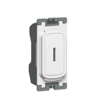 SYNERGY - DOUBLE POLE KEY SWITCH GRID MODULE - 20 AX - 250 V~