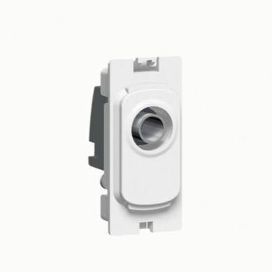 SYNERGY - TV SOCKET GRID MODULE - SINGLE SCREENED - MALE