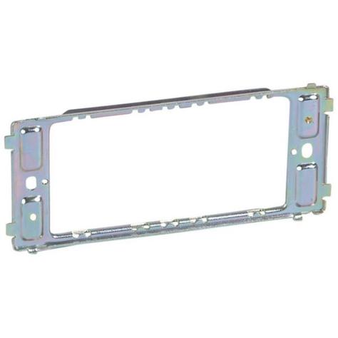 SYNERGY - YOKE - FOR 3/4 GRID MODULE - 2 GANG - FOR WHITE, ST. STEEL, SATIN BRASS