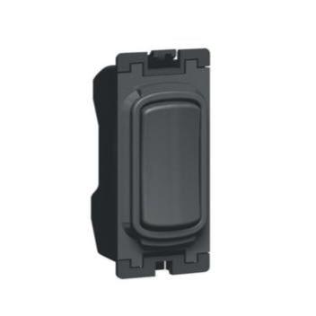 SYNERGY - SWITCH GRID MODULE - 2 WAY RETRACTIVE CENTRE OFF - 20AX - 250V~