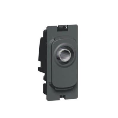 SYNERGY - TV SOCKET GRID MODULE - SINGLE SCREENED - MALE