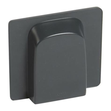 SYNERGY SLEEK - CABLE OUTLET 45A - PLASTIC - ANTHRACITE GREY