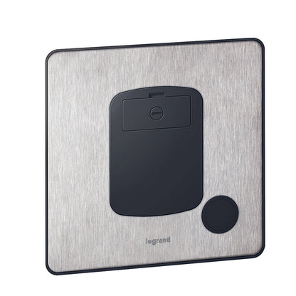 SYNERGY SLEEK - UNSWITCHED FUSED CONNECTION UNIT WITH CORD OUTLET