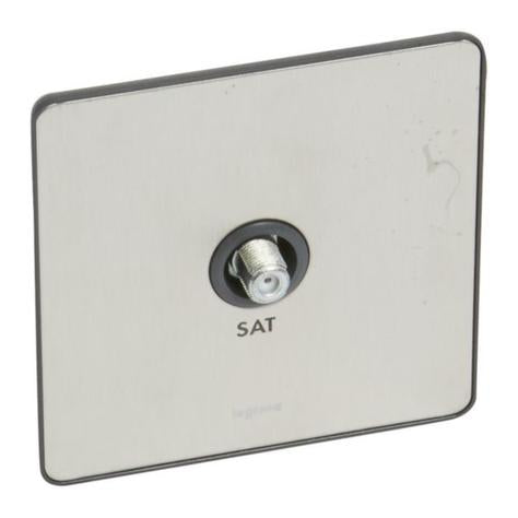 SYNERGY SLEEK - SINGLE "F" TYPE TV SOCKET