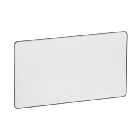 SYNERGY SLEEK - 2 GANG BLANKING PLATE