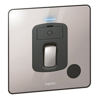 SYNERGY SLEEK - DOUBLE POLE SWITCHED FUSED CONNECTION UNIT + CORD OUTLET + LED POWER INDICATOR