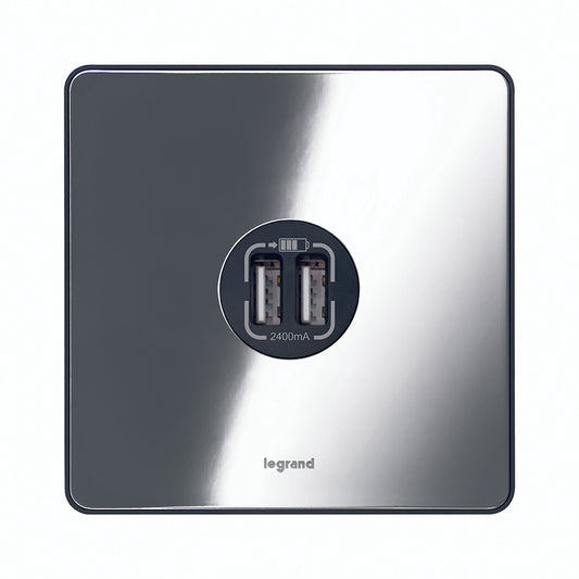 SYNERGY SLEEK - DOUBLE USB CHARGER TYPE A