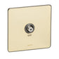 SYNERGY SLEEK - SINGLE "F" TYPE TV SOCKET