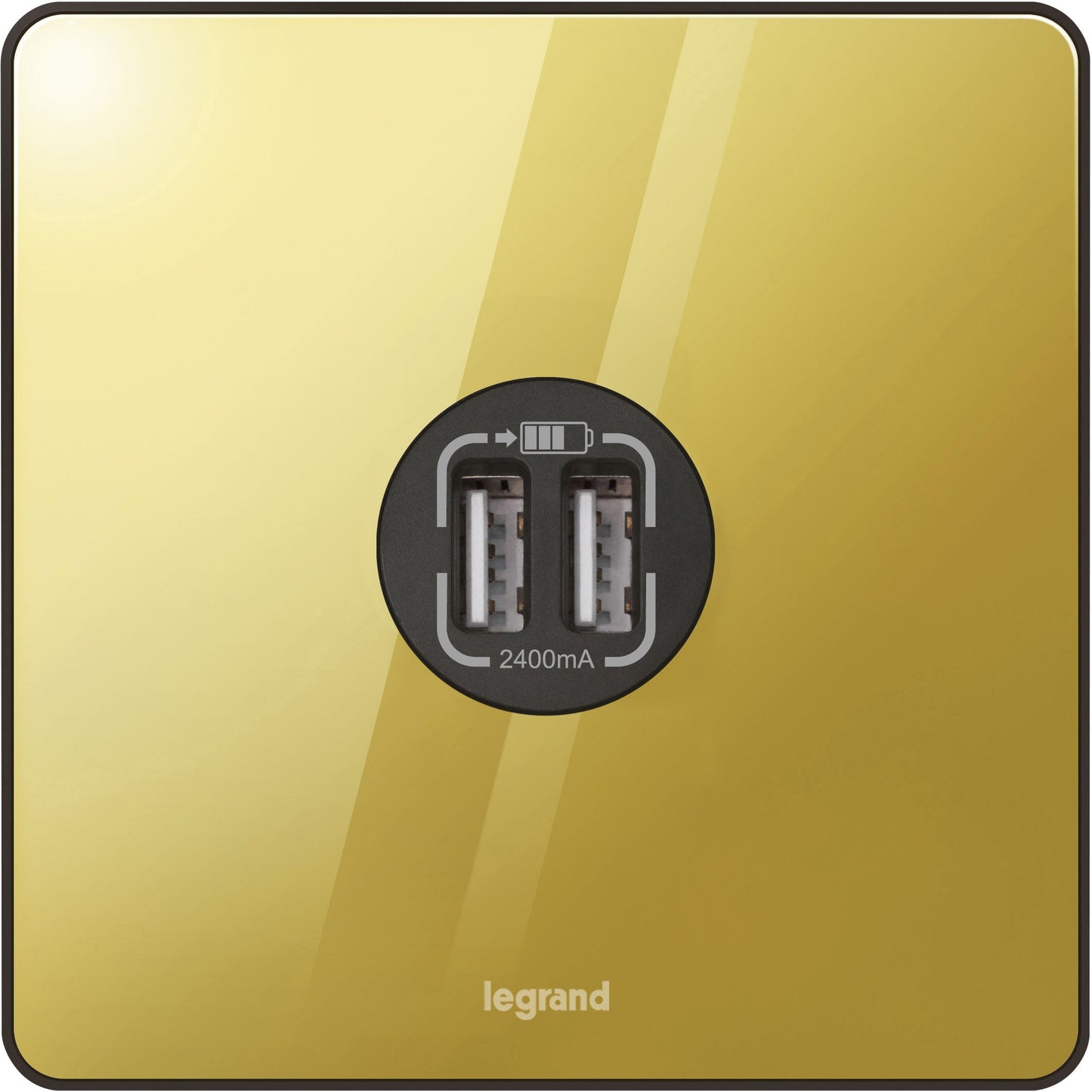 SYNERGY SLEEK - DOUBLE USB CHARGER TYPE A