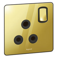 SYNERGY SLEEK - 1 GANG SWITCHED SINGLE POLE SOCKET OUTLET 15A