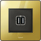 SYNERGY SLEEK - 1 GANG FRONT PLATE FOR ARTEOR 2 MODULE MECHANISM