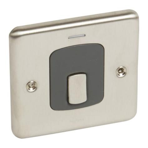 SYNERGY  AUTHENTIC - DOUBLE POLE SWITCH WITH BLUE LED POWER INDICATOR - 20A