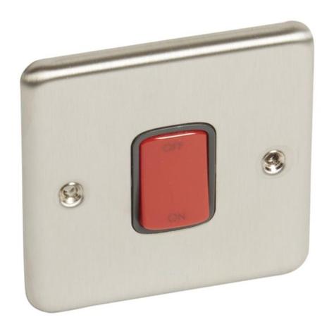 SYNERGY  AUTHENTIC - 1 GANG DOUBLE POLE SWITCH - 45A