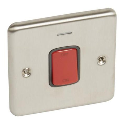 SYNERGY  AUTHENTIC - DOUBLE POLE SWITCH WITH BLUE LED POWER INDICATOR - 45A