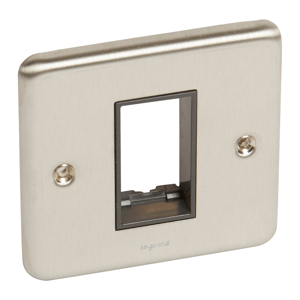 SYNERGY AUTHENTIC - 1 GANG FRONT PLATE FOR ARTEOR 1 MODULE MECHANISM