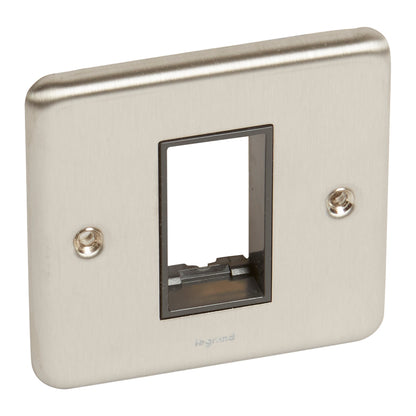 SYNERGY AUTHENTIC - 1 GANG FRONT PLATE FOR ARTEOR 1 MODULE MECHANISM