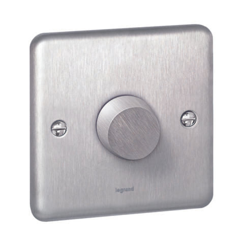 SYNERGY AUTHENTIC - UNIVERSAL ROTARY DIMMER (LED & HALOGEN) - 300W - BRUSHED STAINLESS STEEL